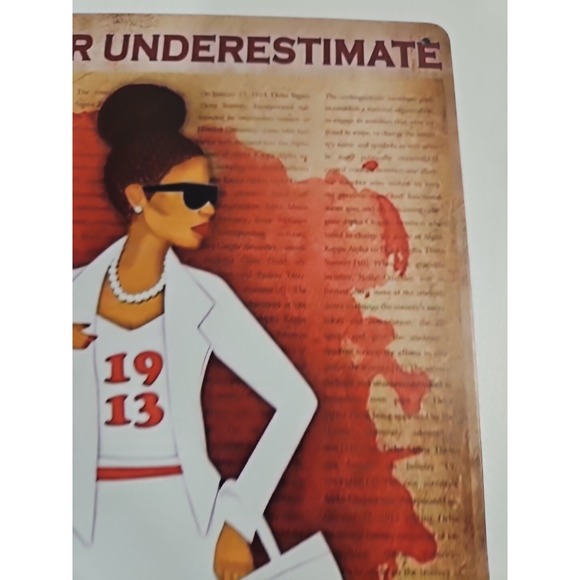 Never Underestimate A Delta Girl. 8x12, Metal Sign - Picture 4 of 11
